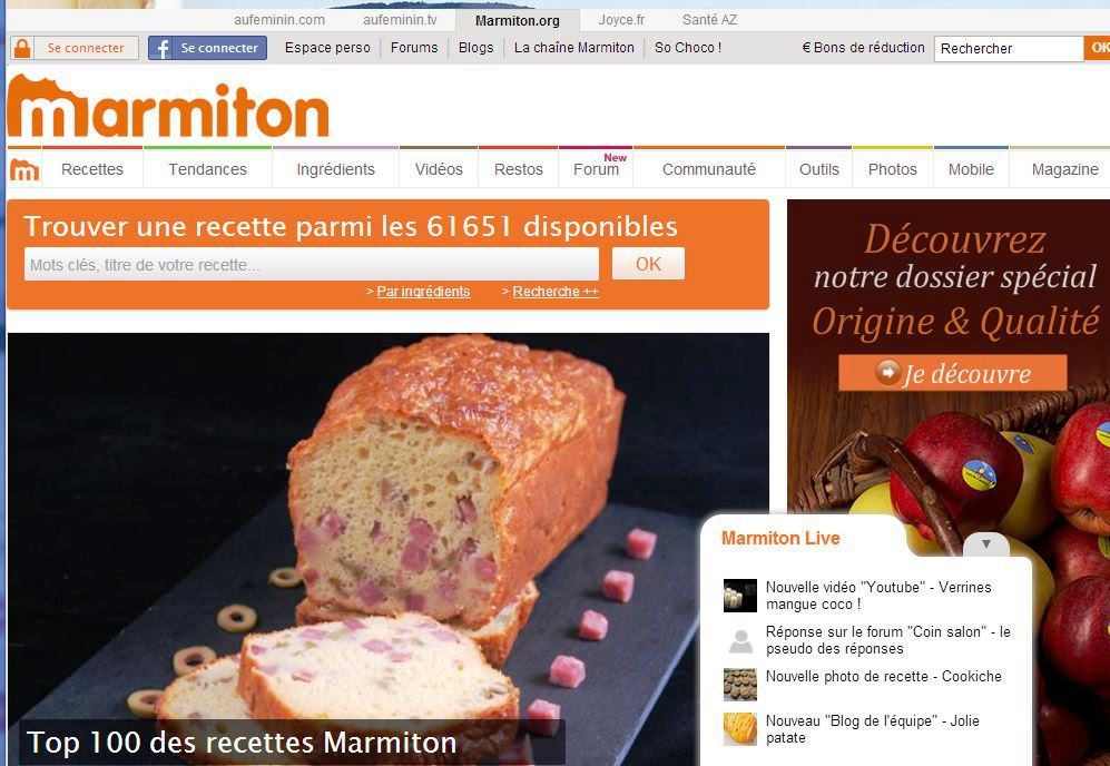 site de Marmiton