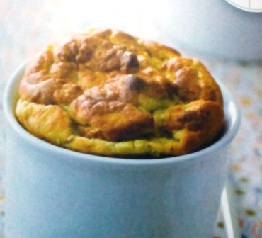 Soufflet aux courgettes et curcuma.