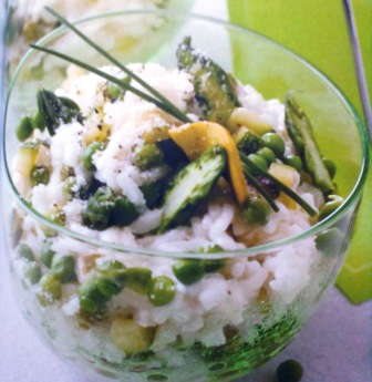 Risotto crémeux aux légumes.